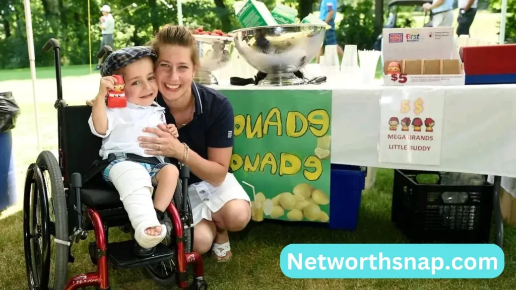 Kaleb From Shriners with his mother